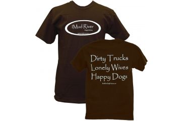 Image of Mud River Short Sleeve T-shirts- XXL Brown MRTS-2XLB