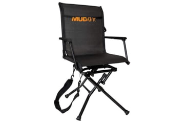 Image of Muddy Muddy Outdoors Swivel-Ease Ground Seat With Adjustable Legs, MUD-MGS400AL