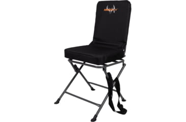 Image of Muddy Padded Swivel Chair, Black, MUD-PSCHR