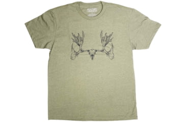 Image of Mystery Ranch Cervalces Scotti Tee - Mens, Military Heather, Large, 113106-336-40