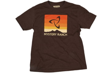 Image of Mystery Ranch Gradient MT Short Sleeve T-Shirt - Mens, Brown Heather, Medium, 112589-205-30