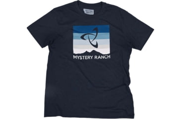 Image of Mystery Ranch Gradient MT Short Sleeve T-Shirt - Mens, Navy Heather, Extra Large, 112589-437-50