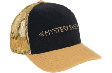 Image of Mystery Ranch Logo Front Trucker Hat, Buckskin, One Size, 113107-214-00