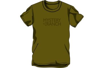 Image of Mystery Ranch Logo Tee - Mens, Olive, Small, 88-00-000036