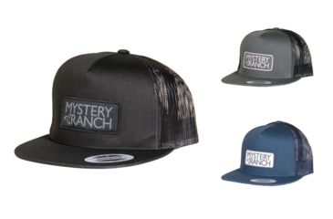 Image of Mystery Ranch Mystery Trucker Hat - Mens, Black, Grey, Navy