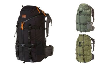 Image of Mystery Ranch Terraframe 3-Zip Backpack, Black, Deep Earth, Loden