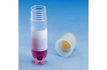 Image of Nalge Nunc CryoTube Vials, Polypropylene, Sterile, External Thread with Screw Cap, NUNC 340711 Round-Bottom Vials Stepneck