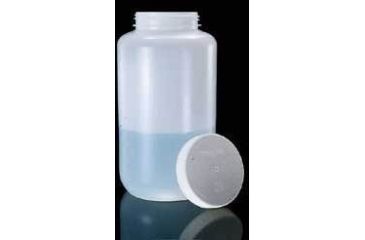Image of Nalge Nunc Large Sample Bottles, High-Density Polyethylene, Wide Mouth, NALGENE 2120-0010