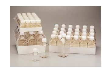 Image of Nalge Nunc NALGENE Square Media Bottles, PETG, Sterile 342020-2000 Bottles With Screw Caps