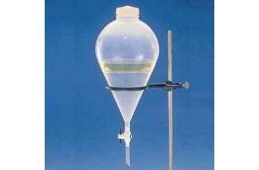 Image of Nalge Nunc Separatory Funnels, Teflon FEP, Squibb, Pear-Shape, NALGENE 4301-0250