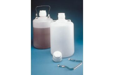 Image of Nalge Nunc Single-Use Carboys, HDPE, NALGENE 2229-0001 Optional Stainless Steel Handle
