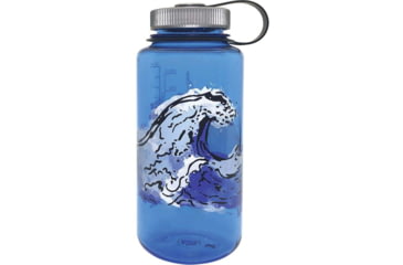 Image of Nalgene Elements Watter Bottle Wide Mouth, 1 Quart, 32oz, Trout/Wind, 682019-0141