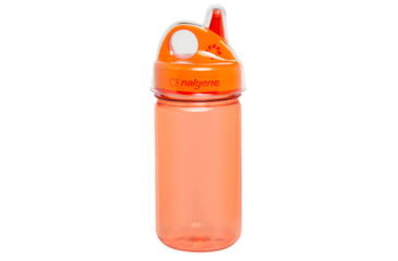 Image of Nalgene Grip-N-Gulp Sustain Bottle, Orange, 2182-4212