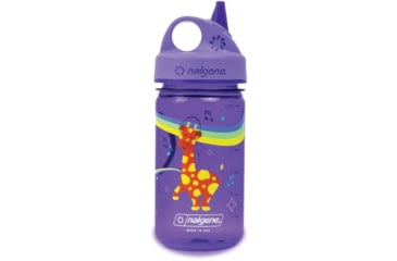 Image of Nalgene Kids Grip-N-Gulp Sustain Water Bottle, 12 oz, Musical Giraffe, 12oz, 2182-5812