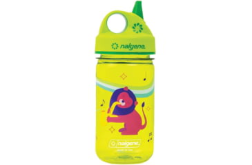 Image of Nalgene Kids Grip-N-Gulp Sustain Water Bottle, 12 oz, Musical Lion, 12oz, 2182-5612