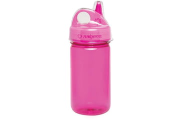 Image of Nalgene Kids Grip-N-Gulp Sustain Water Bottle, 12 oz, Pink, 12oz, 2182-3912
