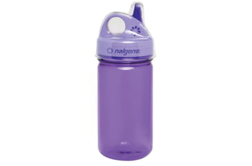 Image of Nalgene Kids Grip-N-Gulp Sustain Water Bottle, 12 oz, Purple, 12oz, 2182-4112