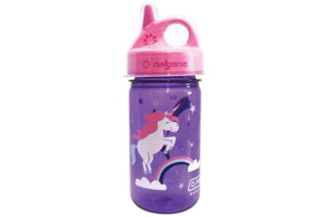 Image of Nalgene Kids Grip-N-Gulp Sustain Water Bottle, 12 oz, Unicorn, 12oz, 2182-4312