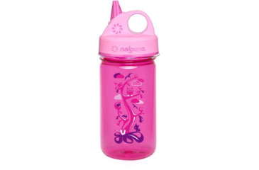 Image of Nalgene Kids Grip-N-Gulp Sustain Water Bottle, 12 oz, Woodland, 12oz, 2182-3312