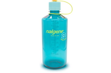 Image of Nalgene Narrow Mouth 1 Quart Sustain Water Bottle, 32 oz, Cerulean, 2020-1132