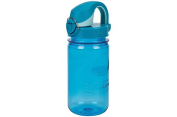 Image of Nalgene On-The-Fly Kids Bottle w/Graphic, 12 oz, Blue with Glacial cap, 12oz, 1263-0026