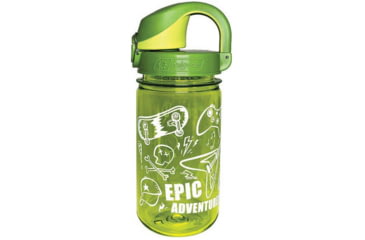 Image of Nalgene On-The-Fly Kids Sustain Bottle w/Graphic, 12 oz, Epic with Sprout Cap, 12oz, 1263-0031