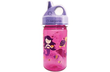 Image of Nalgene On-The-Fly Kids Sustain Bottle w/Graphic, 12 oz, Fantastical Mermaid, 12oz, 1263-0039
