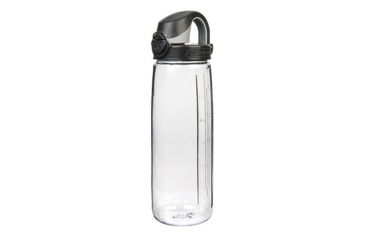 Image of Nalgene Tritan OTF, Clear w/ Black Cap, Clear with Black Cap, NAL-5565-9024