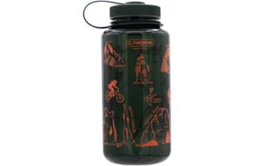 Image of Nalgene Wide Mouth Bottle Sleeve, 32 oz, Utah State Jade, 32oz, 621796