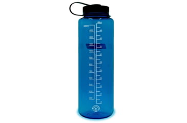 Image of Nalgene Wide Mouth Sustain Silo Bottle, 48oz, Blue, 48oz, 2020-0248