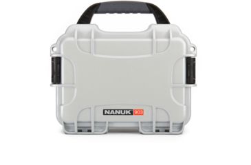Image of Nanuk 903 Hard Plastic Waterproof Case, Silver, 903S-000SV-0A0