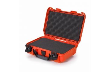 Image of Nanuk 909 Protective Hard Case w/ Foam, 12.6in, Orange, Small, 909S-010OR-0A0