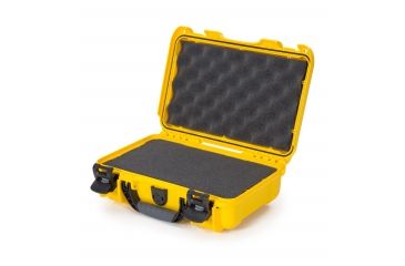 Image of Nanuk 909 Protective Hard Case w/ Foam, 12.6in, Yellow, Small, 909S-010YL-0A0