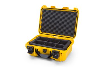 Image of Nanuk 915 Protective Case w/Padded Divider, Yellow, Medium, 915S-020YL-0A0