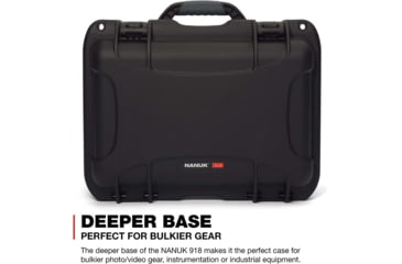 Image of Nanuk 918 Case with Lid Organizer and Divider, Black, 918S-060BK-0A0
