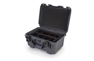 Image of Nanuk 918 Protective Case w/Padded Divider, Graphite, Medium, 918S-020GP-0A0
