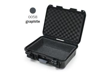 Image of Nanuk 920 Case, Open, Graphite w/ Foam Liner