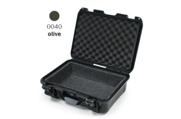Image of Nanuk 920 Case, Open, Olive w/ Foam Liner