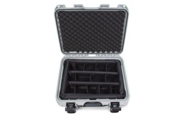 Image of Nanuk 920 Water/Crush Proof Case w/Padded Divider - Silver, 920S-020SV-0A0