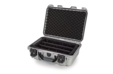 Image of Nanuk 920 Water/Crush Proof Case w/Padded Divider - Silver, 920S-020SV-0A0