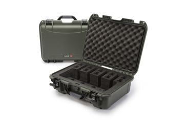Image of Nanuk 925 4UP Hard Pistol Case w/ Foam Insert for 4UP Pistols, 18.7in, Olive, 925S-080OL-0A0-16723