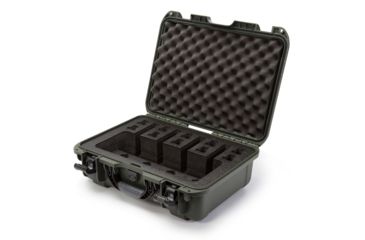 Image of Nanuk 925 4UP Hard Pistol Case w/ Foam Insert for 4UP Pistols, 18.7in, Olive, 925S-080OL-0A0-16723