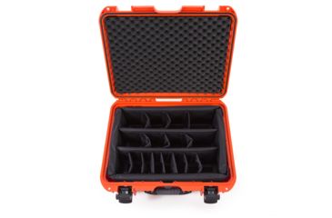 Image of Nanuk 930 Water/Crush Proof Case w/Padded Divider - Orange, 930S-020OR-0A0