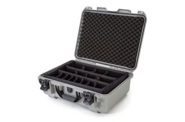 Image of Nanuk 930 Water/Crush Proof Case w/Padded Divider - Silver, 930S-020SV-0A0