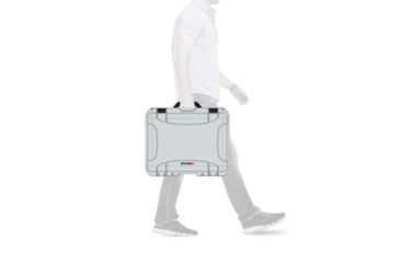 Image of Nanuk 930 Water/Crush Proof Case w/Padded Divider - Silver, 930S-020SV-0A0