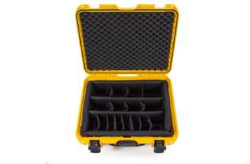 Image of Nanuk 930 Water/Crush Proof Case w/Padded Divider - Yellow, 930S-020YL-0A0
