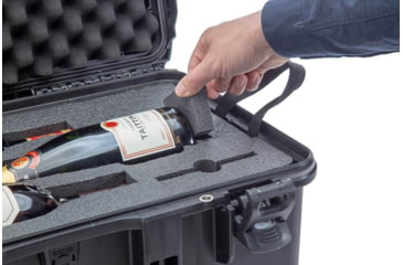 Image of Nanuk 938 Case with Foam Insert for 6 Wine Bottles, Black, 938S-080BK-0A0-19365