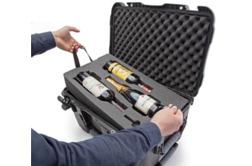 Image of Nanuk 938 Case with Foam Insert for 6 Wine Bottles, Black, 938S-080BK-0A0-19365
