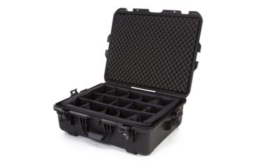 Image of Nanuk 945 Protective Case w/Padded Divider, Black, Large, 945S-020BK-0A0