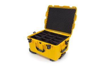 Image of Nanuk 960 Hard Case w/ Padded Divider, Yellow, 960S-020YL-0A0